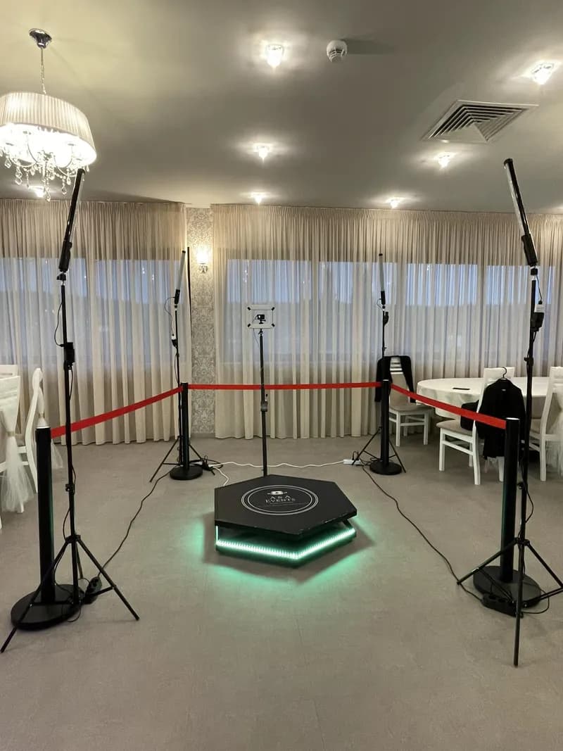 360 Video Booth Setup